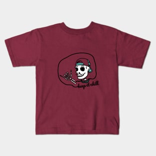 Chilled Out Skeleton Kids T-Shirt